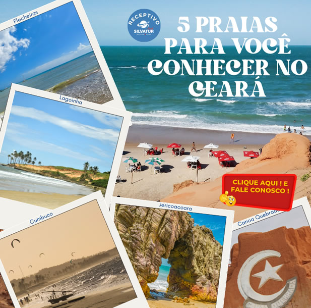5 Praias para você conhecer no ceará