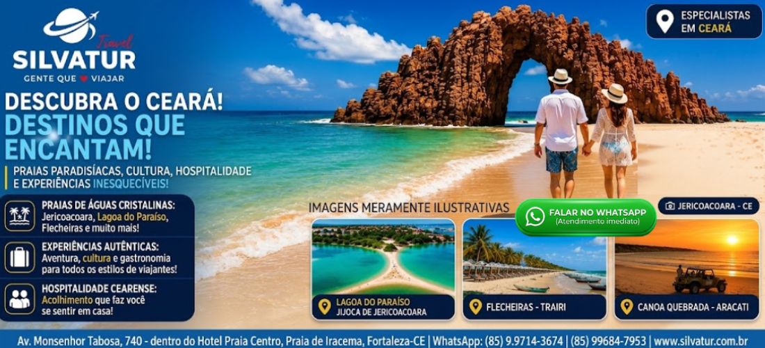 PASSEIO PELAS PRAIAS DO CEARÁ
